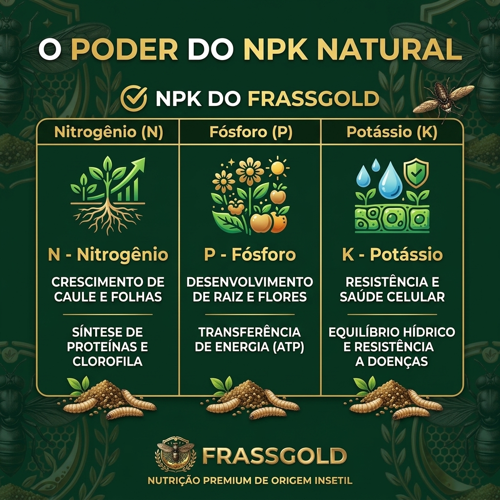 O poder do NPK natural FrassGold